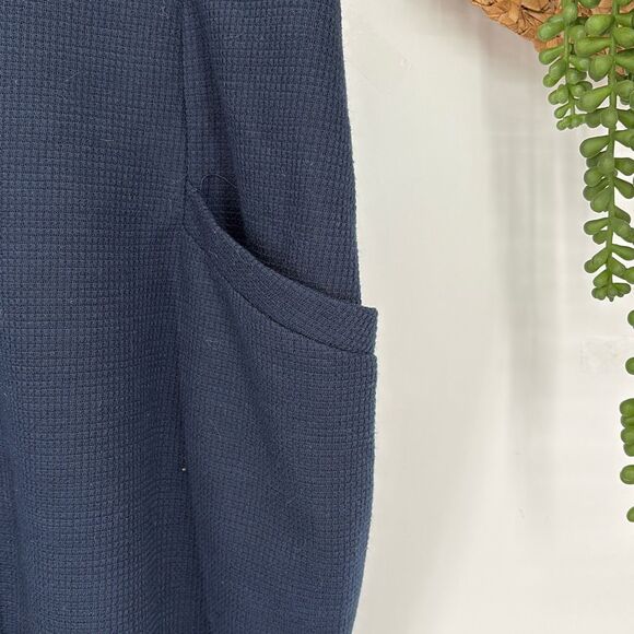 NWOT Casual Jumpsuit Romper Pockets Stretchy‎ Slouchy Navy Size XS - Picture 10 of 16